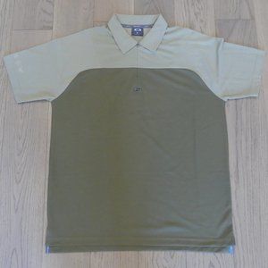 Oakley Vintage Beige Large Quarter Zip Polo